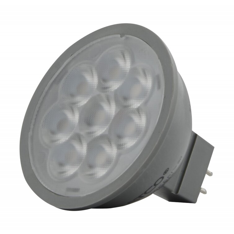 Satco 50 Watt Equivalent MR16 GU5.3/Bi-pin Dimmable LED Bulb