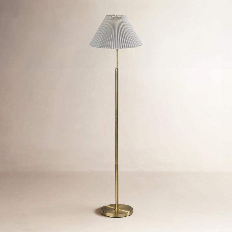 Lampe sur pied traditionnelle 60,75 po Otto, Laiton antique