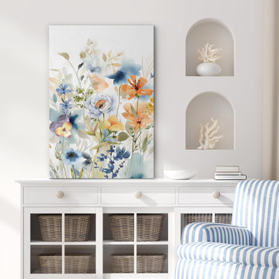 Vibrant Wildflower «Colorful Wildflower Illustration» sur