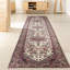 Wool Oriental Area Rug in Ivory/Light Green/Plum