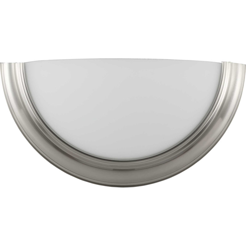 Tod - Demi-lune à intensité variable à 1 lumière, Nickel brossé