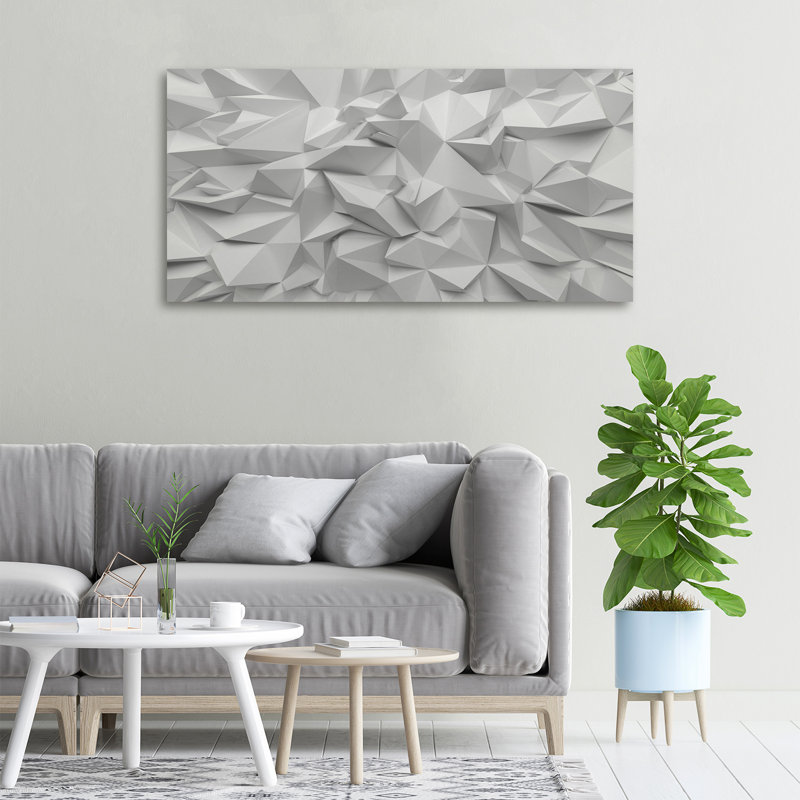 3D Abstraction - No Frame Print on Canvas