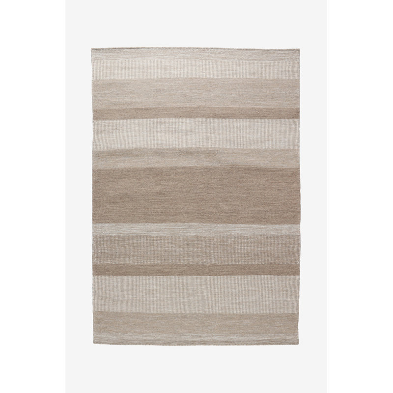 Mildaras Geometric Wool Hand Woven Area Rug, Rectangle 200 x 290cm