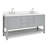 73'' Double Bathroom Vanity with White Quartz Top-80478372-80478373-125308781