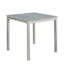 Ensemble de salle à manger 5 pièces à hauteur de comptoir avec table carrée et 4 chaises rembourrées, décor en cristal, design compact, table de salle à manger-1188104258