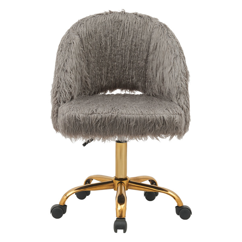 Colin Polyester Task Chair, Gray