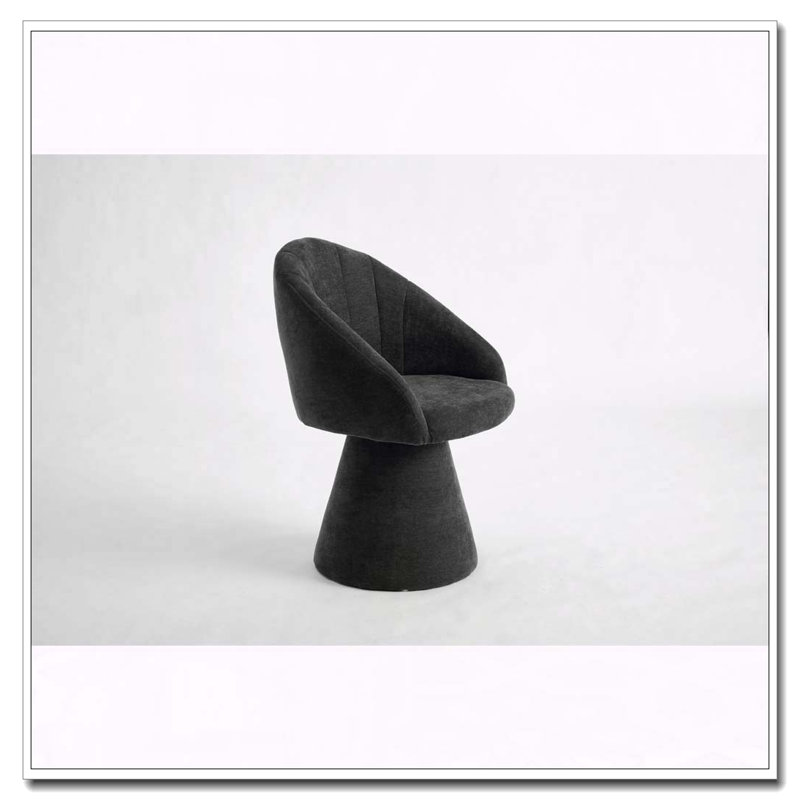 Fauteuil pivotant en chenille, Gris
