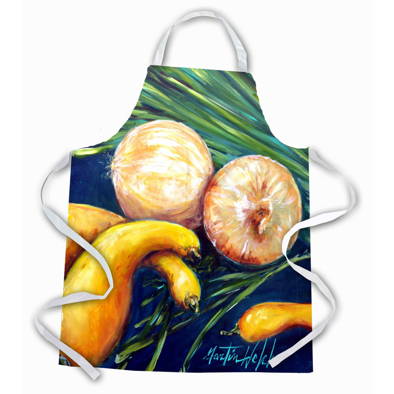 No Pattern Bib Apron
