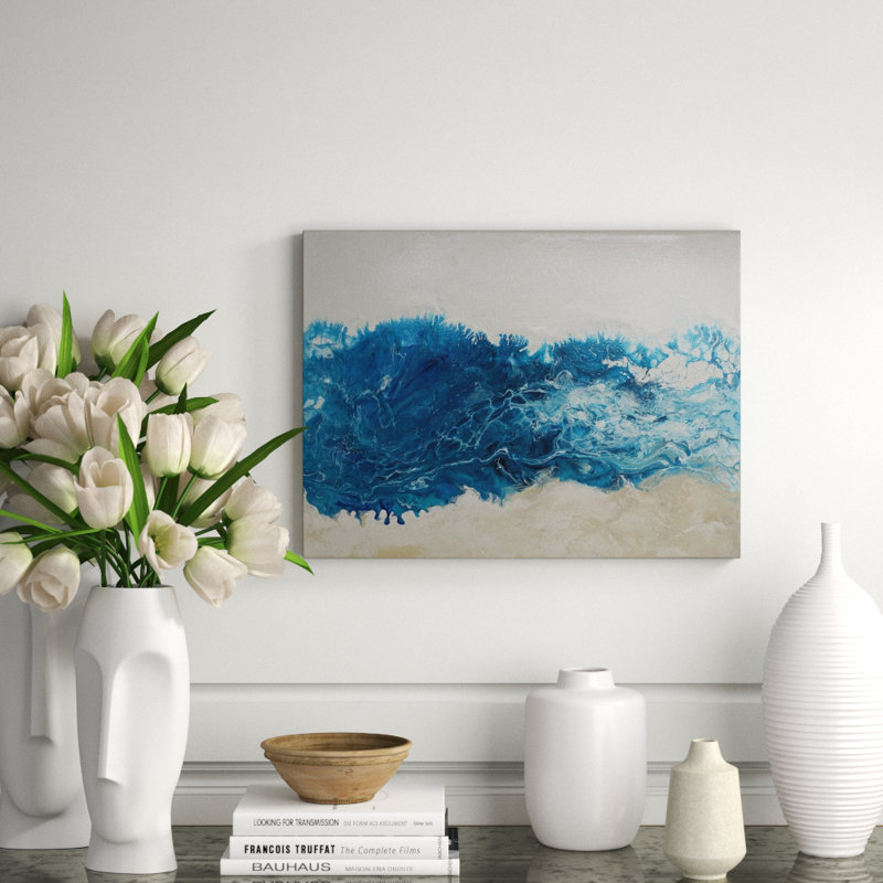Crashing Surf Painting by Cynthia White