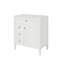 Meuble-lavabo de salle de bain 30 po avec lavabo supérieur, meuble-lavabo moderne avec 2 tiroirs et tiroir basculant, meuble-lavabo simple