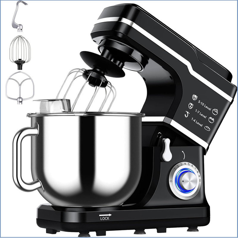 Blue Elephant Stand Mixer, Black