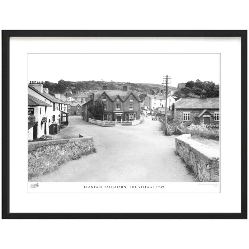 Llanfair Talhaiarn, the Village 1939 1 Piece Single Picture Frame Wall Art, 40cm H x 50cm W x 2.3cm D