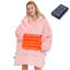 Surdimensionné en sherpa chauffant pour adultes-126305125