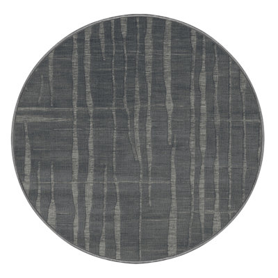 Tapis abstrait gris lavable à la machine
