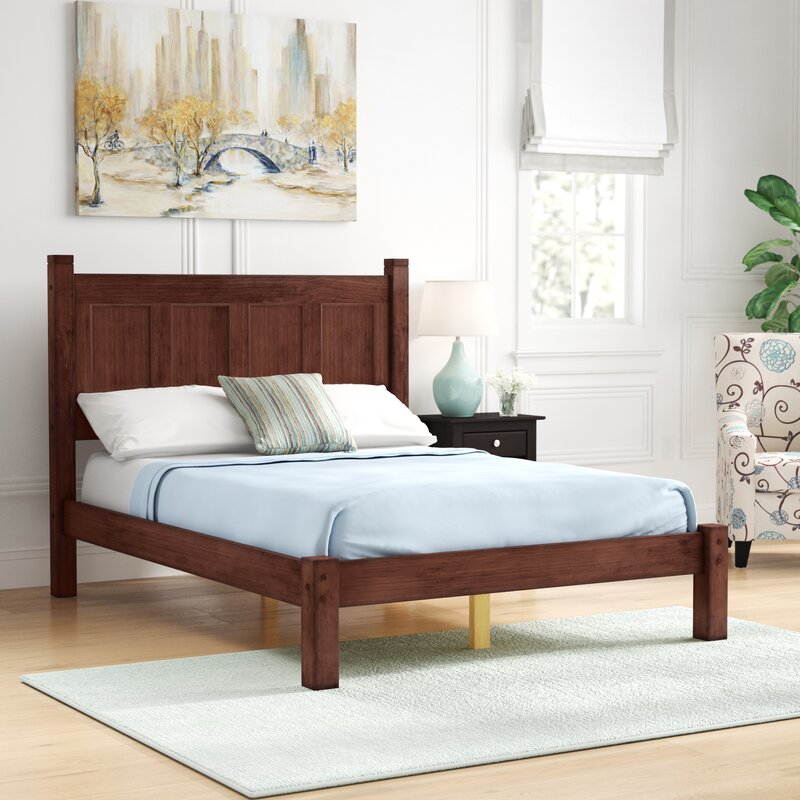 Grain Wood Furniture Shaker Solid Wood Panel Bed & Reviews | Wayfair