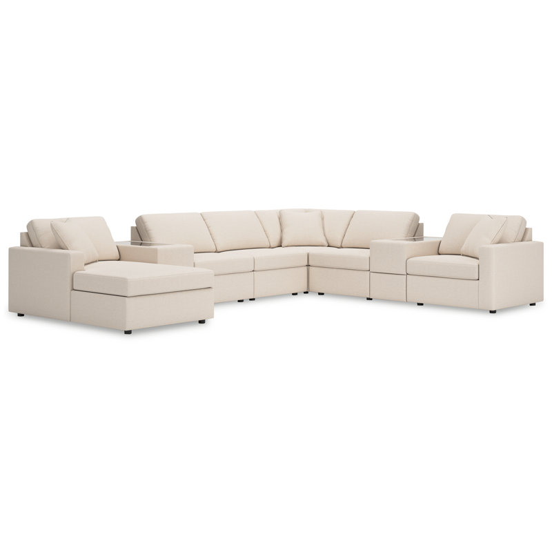 Canapé modulaire 8 pièces avec méridienne Modmax, Orienté à droite