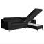 Avaiyah Leather Chaise Sofa with Sleeping Function and Storage-715608483-715608480-715608493