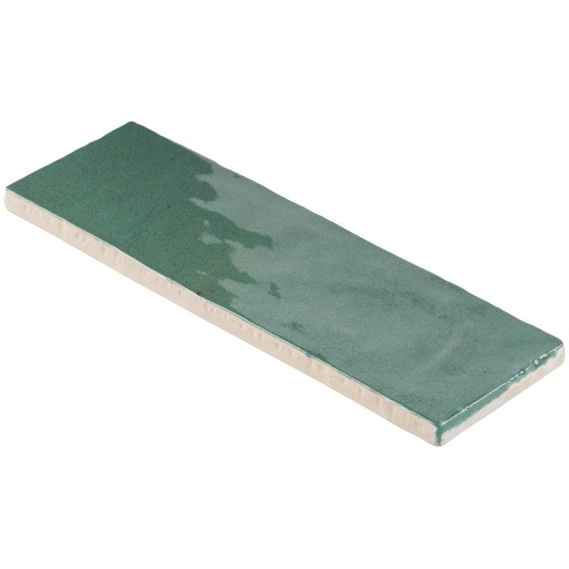 Carrelage mural en céramique émaillée 3 po x 8 po Karma (38 pièces 5,38 pieds carrés / caisse), Vert
