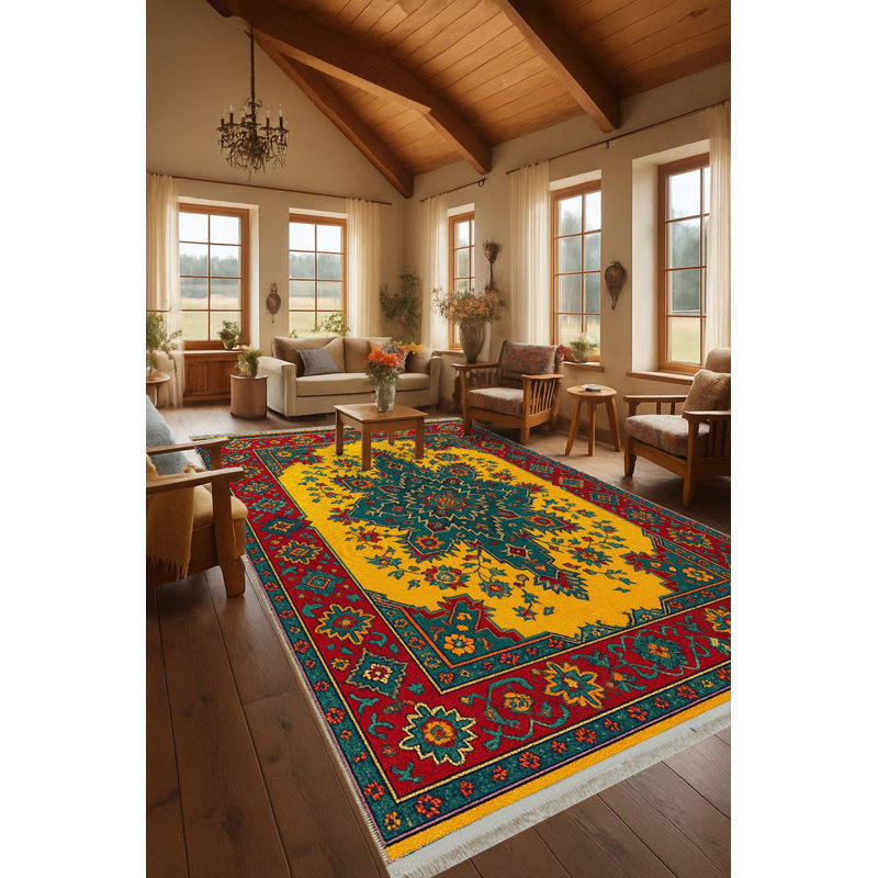 Tapis beige tissé traditionnel Mosso, 2'6" x 4'11"