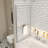 Bath Tub Pivot Shower Screen, With 1/4" Tempered Glass And Towel Bar-115606834