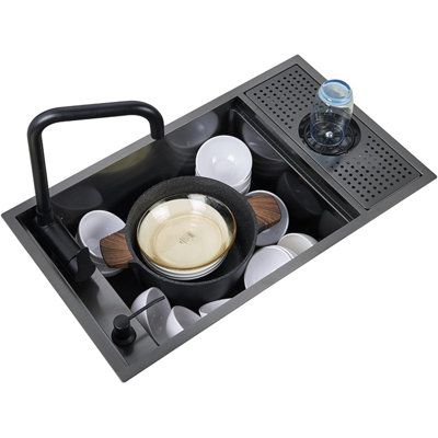 23'' L Double Bowl Stainless Steel Kitchen Sink