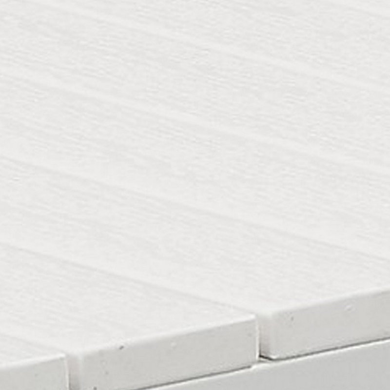 Banc en aluminium Alynne, Blanc
