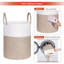 Bhargava Polyethylene Plastic and Jute / Sisal Laundry Basket-1315373244