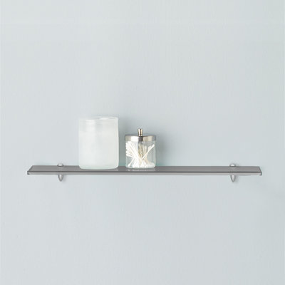 1 Piece Glass Accent Shelf