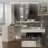 Electric Height Adjustable Standing Desk With Storage & Wireless Charging, MDF Sit-To-Stand Office Desk With Memory Control