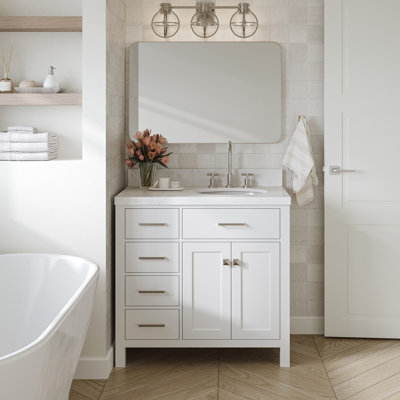 Macnair 8_ARIEL Bristol Single Sink Bathroom Vanity with Carrara White Quartz