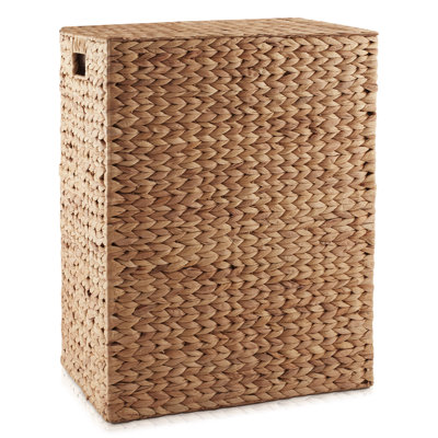 Large Laundry Hamper Basket with Lid and Liner - Cinnamon Hyacinth