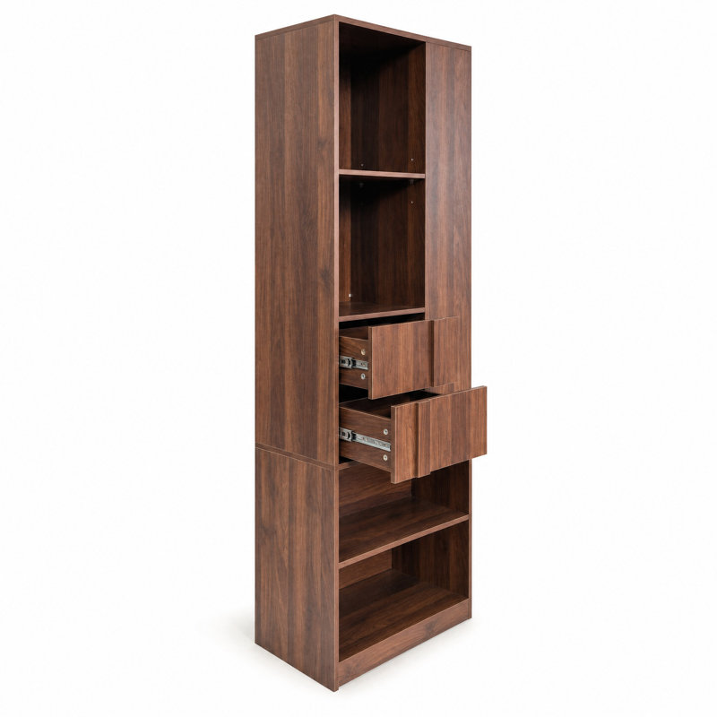 Vitrine 71 po avec 2 tiroirs