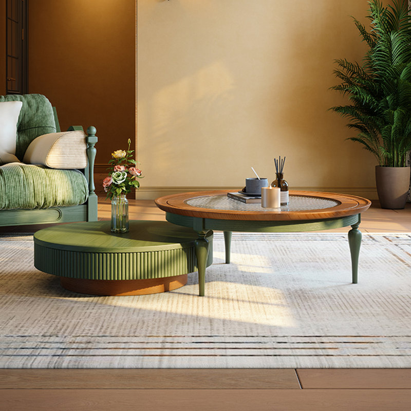 Table de bout en frêne rétro