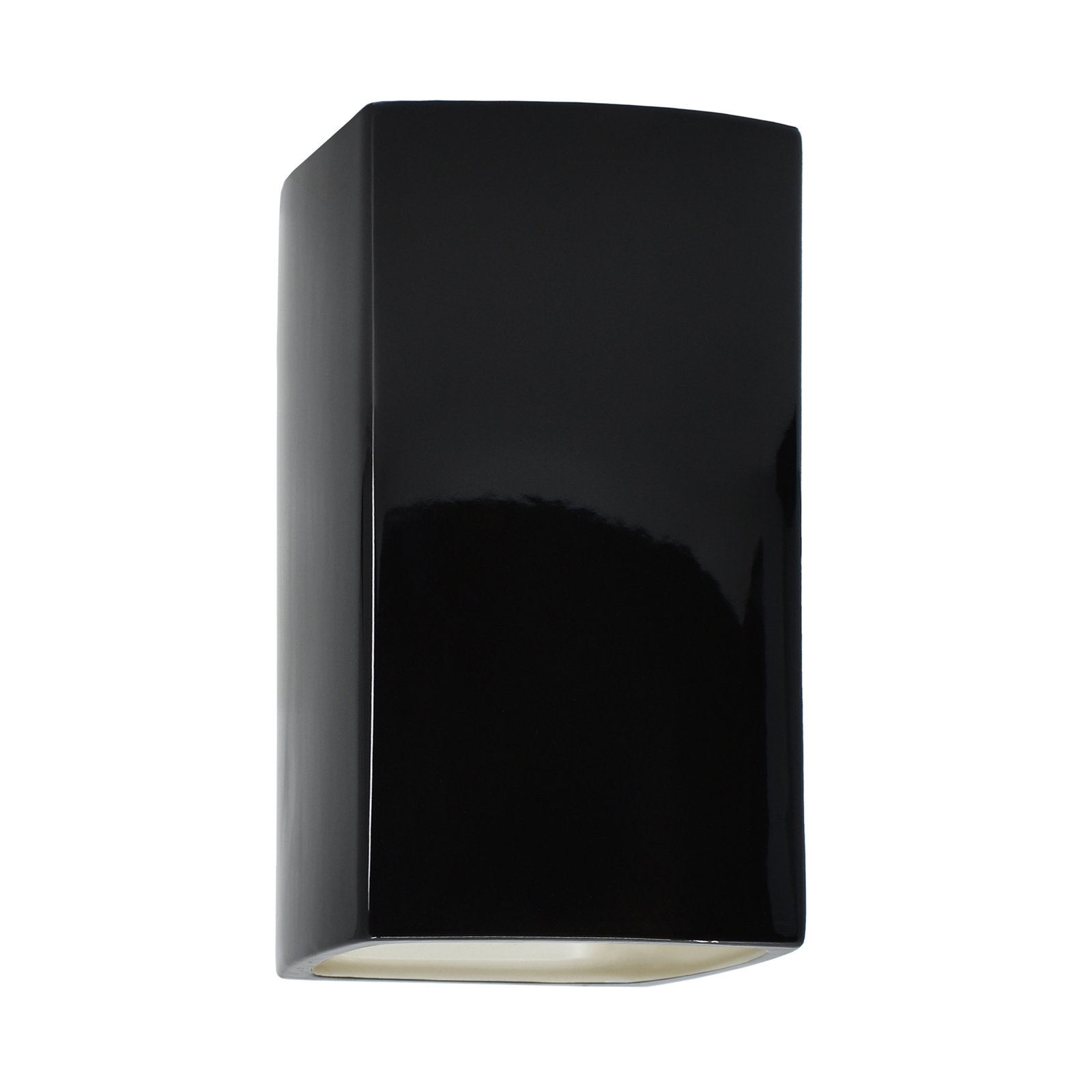 Nomad Outdoor Ceramic LED Wall Light, Antique Gold, 9.25" H x 5.75" W x 4" D, Yes