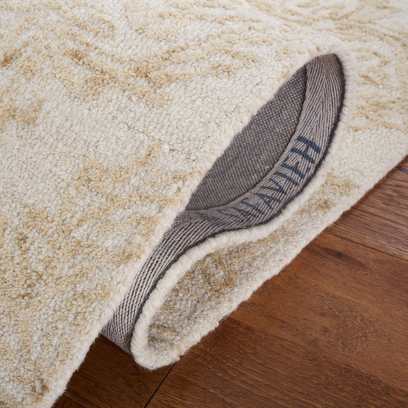 Hewes Hand Tufted Wool Rug, Square 6'