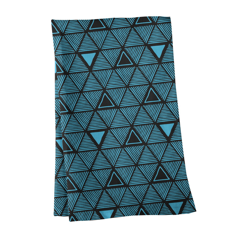 Jordao Tea Towel Kitchen Towel, Black/Arctic, Poly Twill
