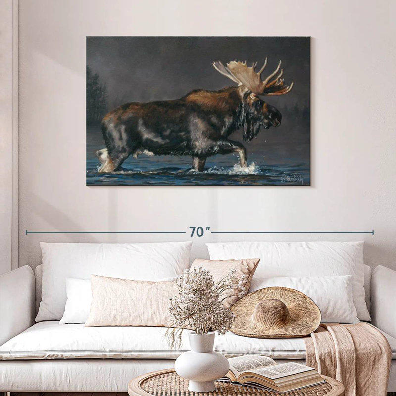 Brampt Crossing The Lake, 30" H x 45" W