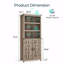 72" Multi-Use Cabinet: Sideboard, Bookcase & Display Shelves-119235829