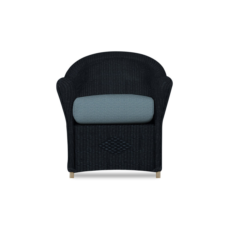Reflections Outdoor Dining Armchair, Ebony, Remy Pebble