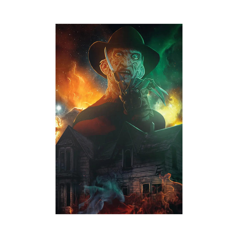 Freddy Kruger by Marischa Becker - Wrapped Canvas Gallery-Wrapped Canvas Giclée, 20.32 cm H x 30.48 cm W