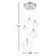 Lustre 5 lumières Jensi en nickel brossé-410163171