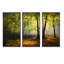 Forêt d'été - ensemble d'art mural sur toile encadré paysage-1752427800-1752427807