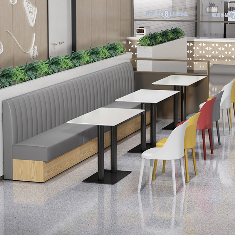 Banc rembourré en similicuir Modern Simple