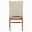 Chaise d'appoint rembourrée (ensemble de 2)
