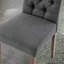 Luxueuse chaise de salle à manger capitonnée à boutons modernes pour salle à manger et cuisine, siège rembourré et rembourré pour plus de confort-1934884447