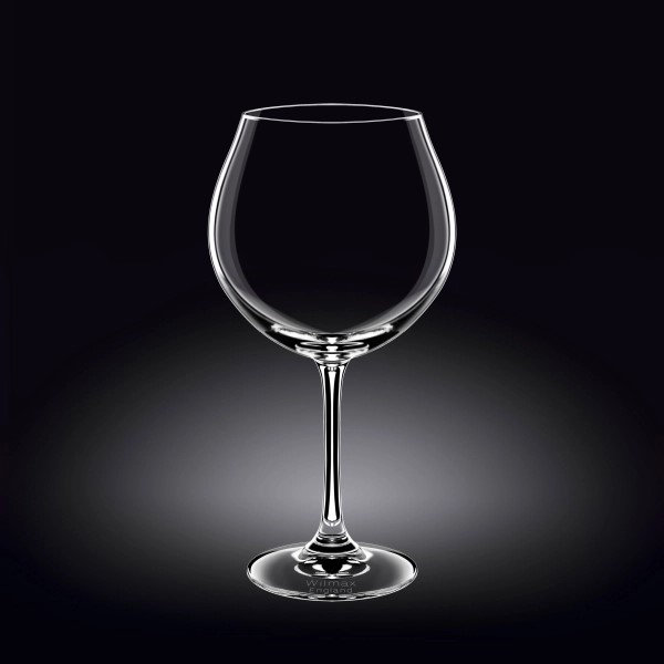 Wilmax Undina Glassware Chardonnay 800ml Crystal Glassware Set