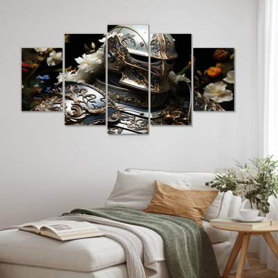  'Mediaval Knights Armor - Military Multipanel Wall Art Set