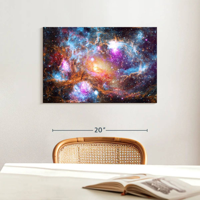 Oberle Cosmic Galaxies, 16" H x 24" W