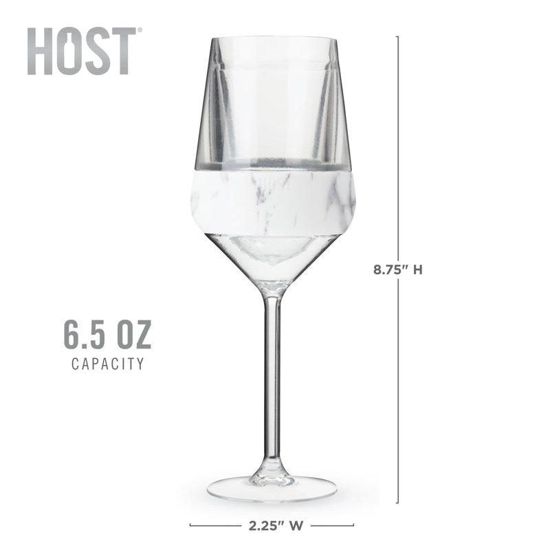 Chilling Stemmed Wine FREEZE in Marble