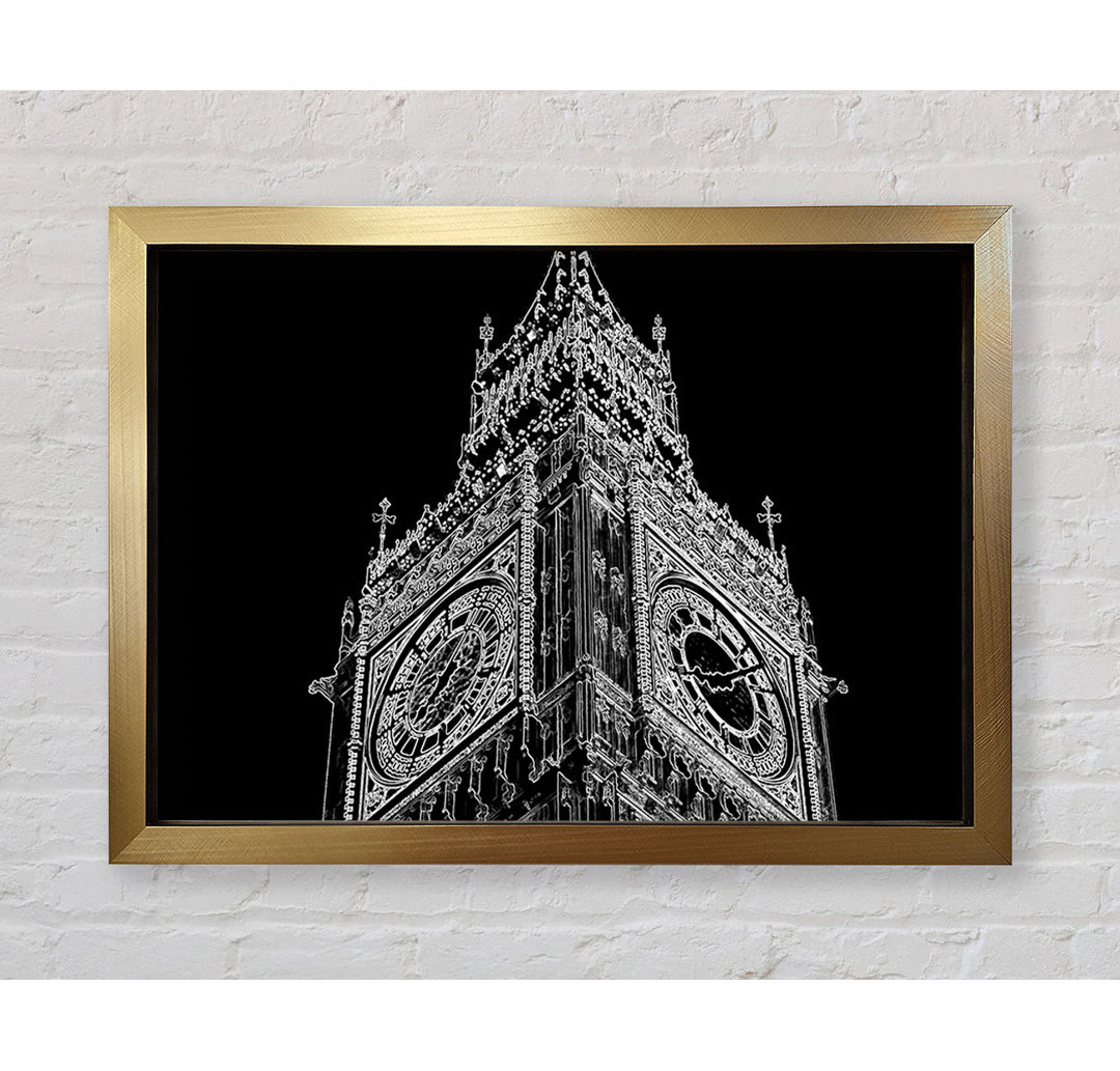 Gerahmtes Leinwandbild London Big Ben Framed Print